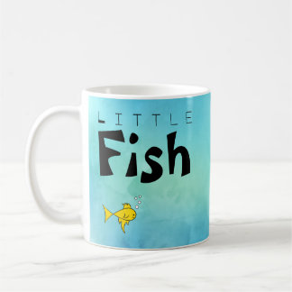 Little Fish Big Fish Funny Coffee Mug