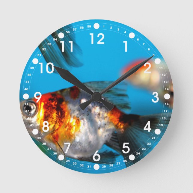 Little Fish Round Clock (Front)