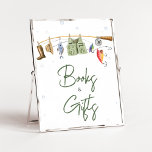 Little Fisherman Baby Shower Books and Gifts Poster<br><div class="desc">Make your event special with this Fishing Baby Shower with our cute and lovely printable Books and Gifts Sign featuring adorable Clothesline Baby Shower theme. Download,  personalize,  and create lasting memories with this perfect touch for your joyous celebration!

BS835</div>