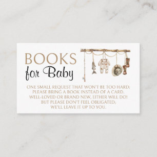 Little Fisherman Baby Shower Books for baby Enclosure Card