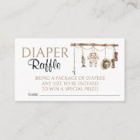 Little Fisherman Baby Shower Diaper Raffle