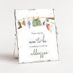 Little Fisherman Baby Shower Envelope Station Poster<br><div class="desc">Make your event special with this Fishing Baby Shower with our cute and lovely printable Envelope Station Sign featuring adorable Clothesline Baby Shower theme. Download,  personalize,  and create lasting memories with this perfect touch for your joyous celebration!

BS835</div>
