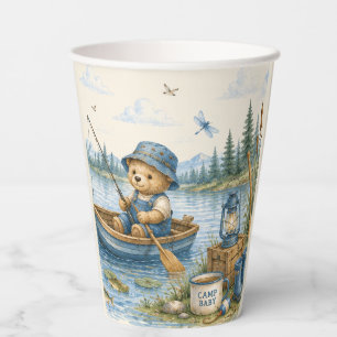 Little Fisherman Baby Shower Lakeside Paper Cups