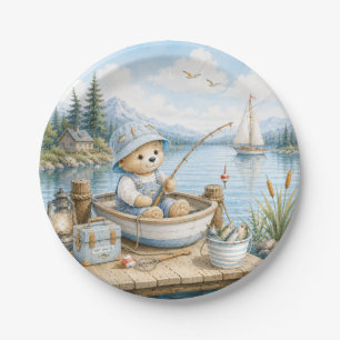 Little Fisherman Paper Plate Design