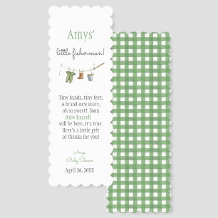 Little Fisherman Thank You Favor Bookmarks