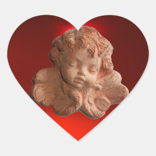 LITTLE FLORENTINE ANGEL HEART HEART STICKER