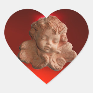 LITTLE FLORENTINE ANGEL HEART STICKER