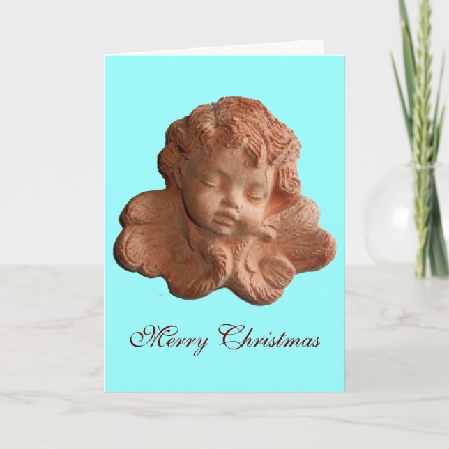 LITTLE FLORENTINE ANGEL HOLIDAY CARD (Front)