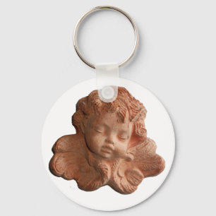 LITTLE FLORENTINE ANGEL ,white Keychain