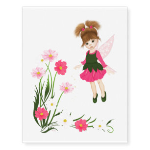Little Flower Fairy Temporary Tattoos