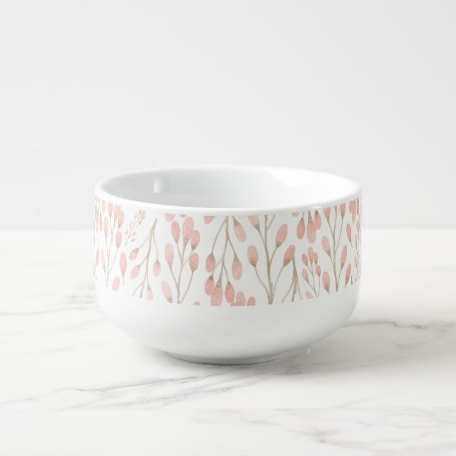 Little Flower Pattern Dinner Bowls (Front)