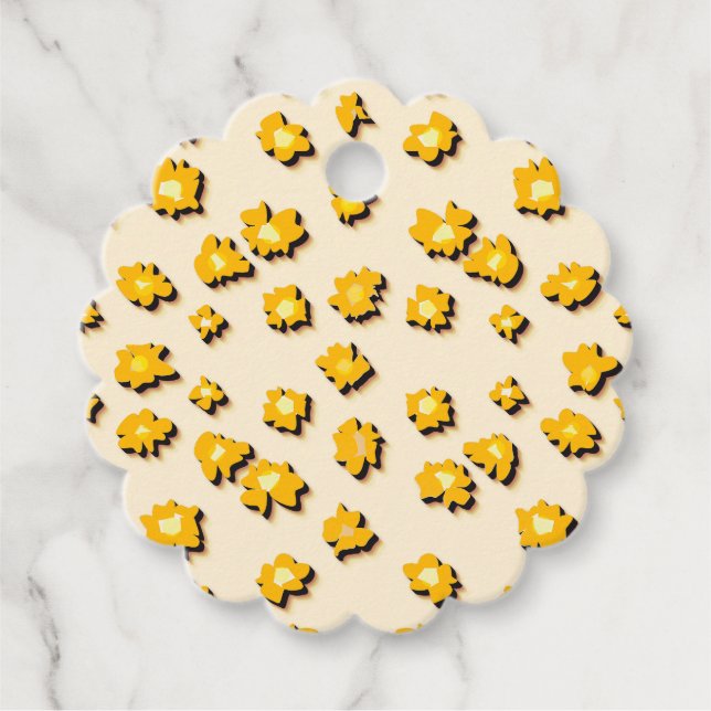 Little Flowers Favor Tags (Front)