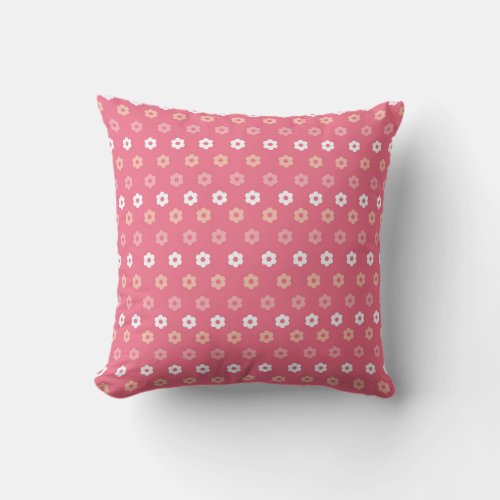 Little Flowers Throw Pillow