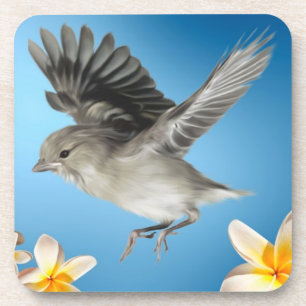 Little Flying Bird Beverage Coaster