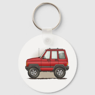 Little Four Wheel SUV Car Keychain