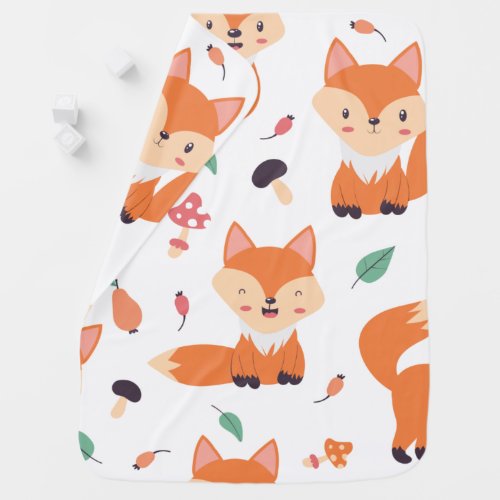 Little Fox Baby Blanket