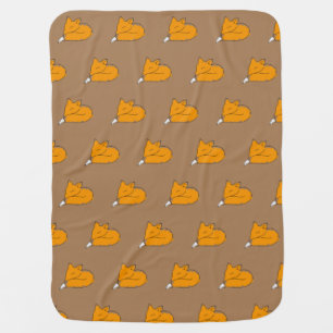 Little fox  baby blanket