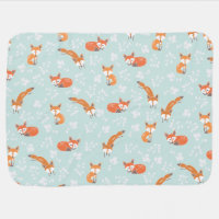 Little Fox Baby Blanket