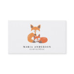 Little Fox Babysitter Business Cards Little Fox Babysitter Business Cards