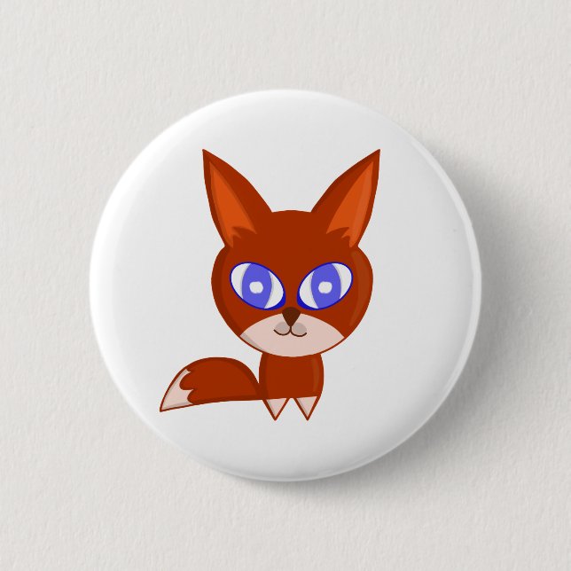 Little Fox Button (Front)