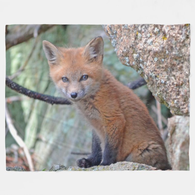 LITTLE FOX FLEECE BLANKET (Front (Horizontal))