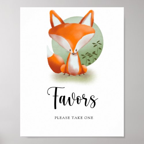 Little Fox is on the way   Favors Poster