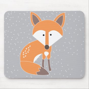 Little Fox Mouse Pad by thespottedowl at Zazzle