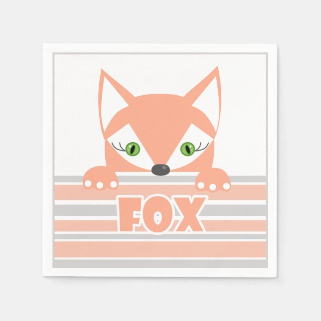 Little Fox Napkins (Front)