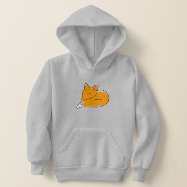 Little fox T-Shirt Hoodie (Laydown)