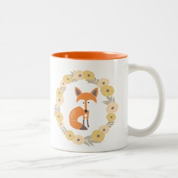 Little Fox Two-tone Coffee Mug by thespottedowl at Zazzle