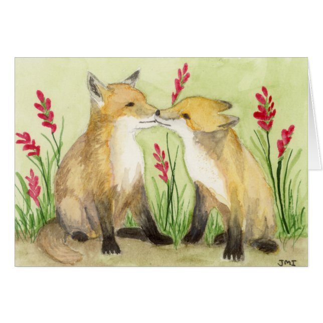 Little Foxes Cards (Front Horizontal)
