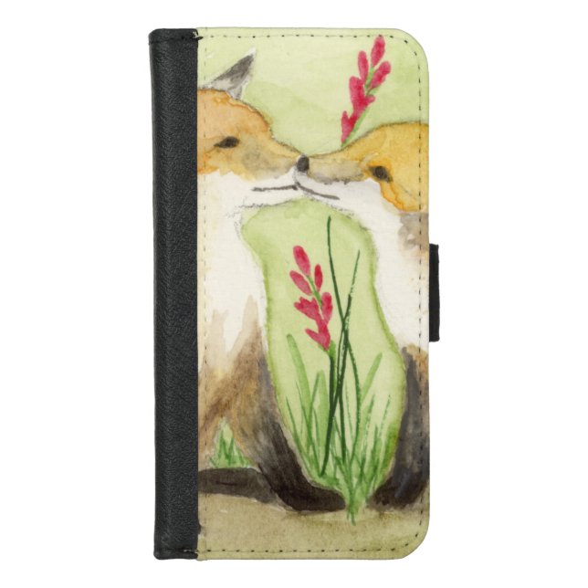 Little Foxes iPhone Wallet Case (Front)