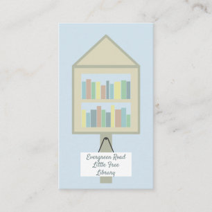 Little Free Library Custom Business Cards