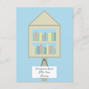 Little Free Library Custom Postcard
