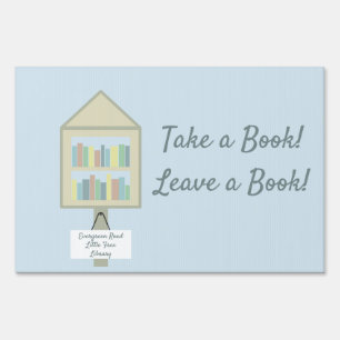 Little Free Library Personalized Lawn Sign