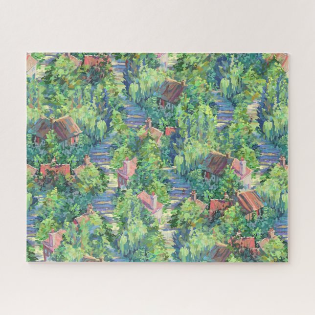 Little French Village Jigsaw Puzzle (Horizontal)