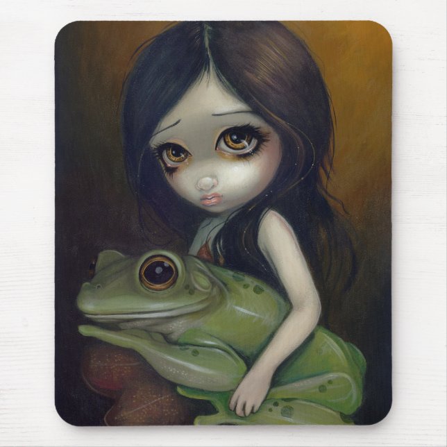 "Little Frog Girl" Mousepad (Front)