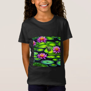 Little Frog on Lily Pad T-Shirt