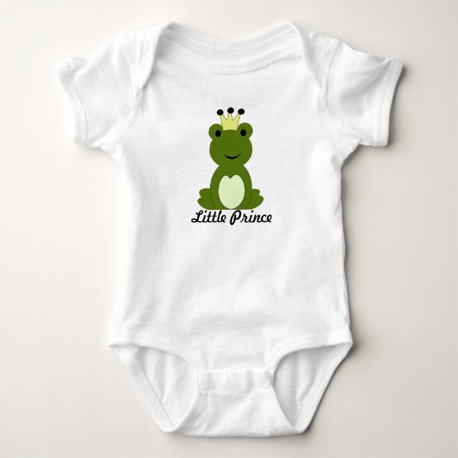 Little Frog Prince Baby Boy Bodysuit (Front)
