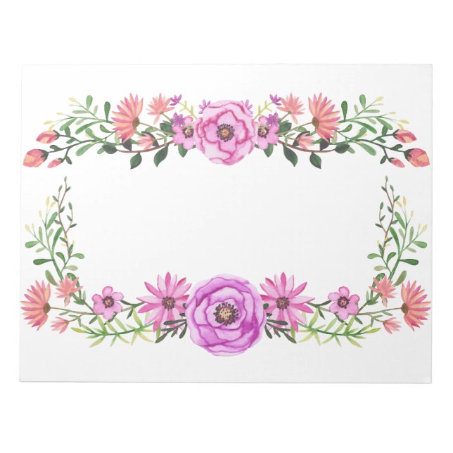 Little garden frame design notepad (Front)