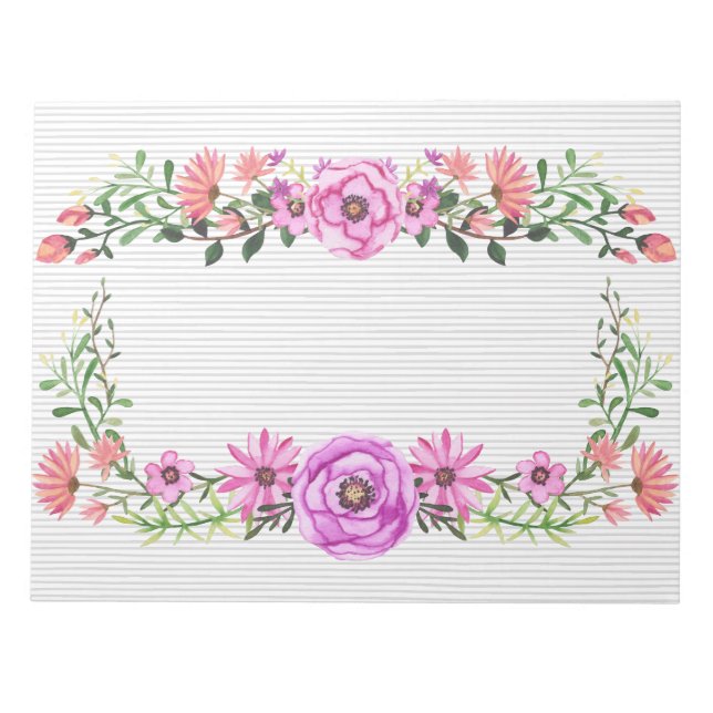 Little garden frame design notepad (Front)