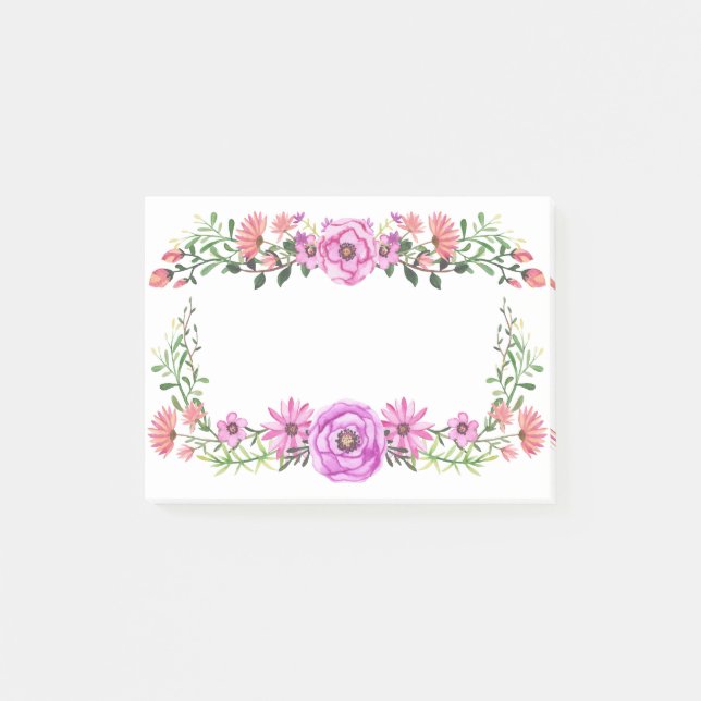 Little garden frame design post-it notes (Front)