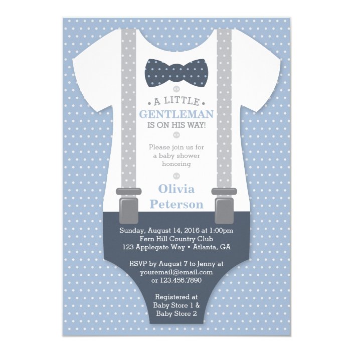 little gentleman baby shower
