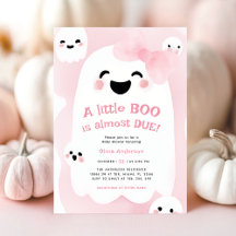 Little Ghost Boo Halloween Baby Shower