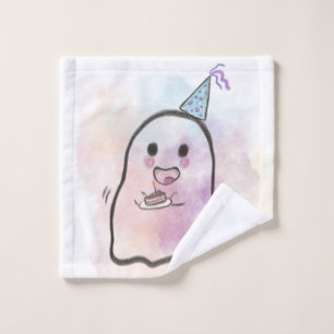 Little ghost celebration wash cloth
