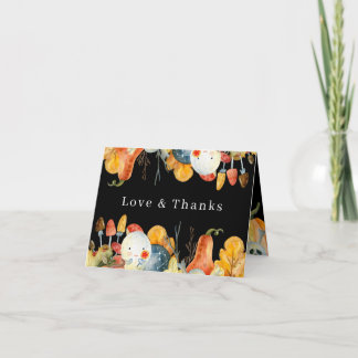 Little Ghost Halloween Baby Shower Thank You Card