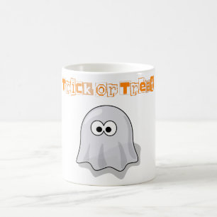 Little GHOST in Halloween, Trick or Treat? Coffee Mug