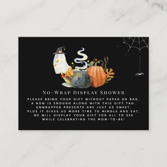 Little Ghost | No Wrap Display Shower Insert (Front)