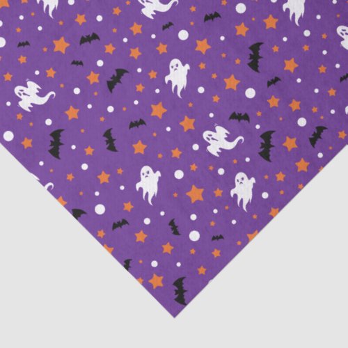 Little Ghost Purple Halloween Gift Tissue Paper