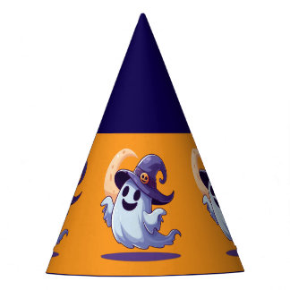 little ghost wandering through the night party hat
